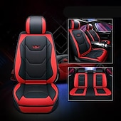 economico Coprisedili per auto-Tappetino per Copertura Sedile Auto Anteriore Universale in PU Pelle 5D StarFire Impermeabile Protettore per Sedile Auto Traspirante