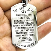 abordables Colgantes y ornamentos para coche-Bonito llavero de regalo para marido/esposa, perfecto para aniversarios, San Valentín, cumpleaños, novios, novias, él, ella, mujer. &amp; ¡hombres!