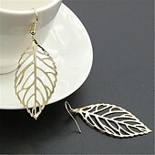 お買い得  イヤリング-女性用 イヤリング・ピアス ファッション アウトドア リーフ柄 イヤリング