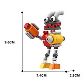 ieftine Jucării de Construit-blocuri de construcție, explozive monștrii mei cântători asamblare joc de blocuri de construcție cor de monștri jucării bloc de construcție cu particule mici