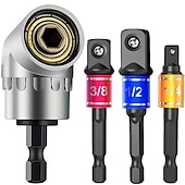 cheap Hand Tools-High Quality 105 Degrees 1/4&amp;amp;quot; Extension Hex Drill Bit Adjustable Hex Bit Angle Driver Screwdriver Socket Holder Adaptor Tools