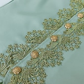 Недорогие Наряды-Ретро Средневековый Эпоха возрождения Пальто Брюки Инвентарь Принц барин Вышивка Вышивка Маскарадный костюм Муж. Королевский Карнавал Маскарад Для вечеринок Венецианский карнавал Взрослые