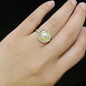 levne Sady šperků-Svatební šperky Soupravy 1 sada Napodobenina perel 1 x náhrdelník 1 x prstýnek Náušnice Dámské Módní Přizpůsobeno Jednoduchý Retro Drahocenný Kulatý Sada šperků Pro Svatební Výročí Zvláštn