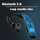 זול אוזניות אלחוטיות אמיתיות TWS-אוזניות Bluetooth5.0 אלחוטיות, אוזניות עסקיות בהמתנה ארוכה עם מיקרופון, אוזניות Bluetooth ספורט עמיד למים, אוזניות ביטול רעשים עם אוזניות ל-ios android windows smartphone