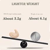 economico Cuffie TWS wireless-Cuffie BT Wireless Ultra-Long Standby Sleep Ultra-sottili On-ear Sport Bass Mini Invisibili Per Android Apple Universali