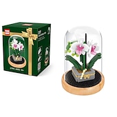 baratos Brinquedos de Montar-Blocos de construção para presentes do dia das mulheres, crie lindos buquês de flores com este kit de construção de flores de 1 peça - perfeito para adultos&amp;amp; crianças! presentes de dia das mães