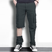 cheap Men&#039;s Active Pants-Men&#039;s Convertible Zip Off Pants Hiking Pants Trousers Tactical Cargo Pants Summer Outdoor Waterproof Breathable Quick Dry Lightweight Bottoms Grey khaki Fishing Climbing Running M L XL XXL 3XL