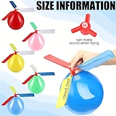 billige Originale leker-ballonghelikoptre ballonger som flyr med fløyte barn flyvende leker bursdagsfest leker strømpe stuffer returgaver til gutter jenter baby shower fester utendørs fest leker kreativ liten gave bursdag