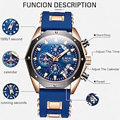 cheap Quartz Watches-LIGE Mens Watch Quartz Watches for Men Steel Band Men&#039;s Analog Quartz Multifunctional Sports Wristwatch Men Date Business Casual Waterproof Quartz Watch