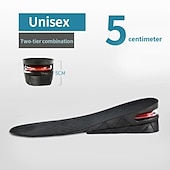 cheap Insoles &amp; Inserts-Adjustable Height Increase Insoles – Invisible Shoe Inserts for Men &amp; Women, 1.18 to 3.54 inch Lift, Comfortable and Breathable