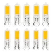 voordelige Ledlampen met twee pinnen-10 stuks 2w led bi-pin lampen 200 lm g9/ g4 t 1 led kralen cob warm wit/ wit dimbaar 220-240 v