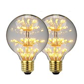ieftine Becuri Incandescente-becuri led vintage edison becuri g125 în formă de artificii 3w e26 e27 2300k becuri decorative