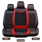 economico Coprisedili per auto-cuscino per auto estivo in perline di legno perline traspiranti cuscino per seggiolino auto sedile singolo quattro stagioni cuscino fresco generale pezzo unico