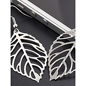 お買い得  イヤリング-女性用 イヤリング・ピアス ファッション アウトドア リーフ柄 イヤリング
