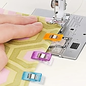 economico cucito e lavoro a maglia e uncinetto-50pcs clip per cucire assortiti volors clip per tessuti clip per quilt clip artigianali forniture per cucire per rilegatura
