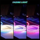 billiga Mobiltelefon kablar-snabbladdning rgb kabel 100w andningsljus 66w typ c usb c datakabel för iphone samsung android micro 30w snabbladdningskabel