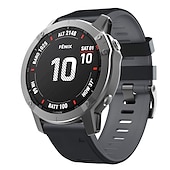 economico Cinturini per orologi Garmin-Cinturino per orologio  per Garmin Fenix 7 7X 6 6X Pro Epix Pro 47mm 51mm Instinct 2X Approach S70 47mm S62 S60 Forerunner 955 945 Epix Marq Descent Quatix 22mm 26mm Silicone Sostituzione Cinghia