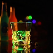 abordables Lumières de Noël-Tasse à flash LED Oktoberfest 1 pièce avec interrupteur à capteur tasse lumineuse colorée à whisky tasse à bière colorée à induction pour bar fête boîte de nuit