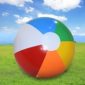 economico Giochi da Spiaggia e all&#039;Aperto-palla gonfiabile a sei colori pallone da spiaggia gioco per bambini palla giocattolo d&#039;acqua palla pubblicitaria palla colorata
