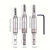 ieftine set de burghie-Set de burghie cu balama cu autocentrare de 4 bucăți, din oțel de mare viteză, pentru prelucrarea lemnului, balama pentru fereastră de ușă, dispozitiv de deschidere a găurilor de poziționare.