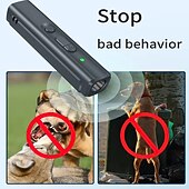 お買い得  犬用トレーニング用品-充電式超音波犬の無駄吠え防止装置で犬の無駄吠えを瞬時に制御します。 &amp; 安全に