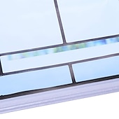 ieftine Autocolante Uși-2 buc. autocolante autoadezive creative imitație de sticlă pentru uși pentru sufragerie autocolante decorative de perete rezistente la apă 30,3&quot;*78,7&quot;(77x200cm)
