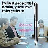cheap Digital Voice Recorders-Digital Voice Recorder Q91 English Portable Digital Voice Recorder Recording Android System Voice Activated Recorder Portable MP3 Player Audio Recorder with Playback for Business Speech Meeting