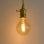 voordelige Gloeilamp-3 stks 2 stks 1 stks retro edison lamp e27 220 v 40 w gloeilamp g80 filament vintage ampul gloeilamp spiraal lamp home decor