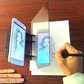 お買い得  知育玩具-光学クリア描画ボードポータブル光学トレーシングボード画像描画ボードトレース描画プロジェクター光学描画ボードスケッチツール子供のための初心者アーティスト