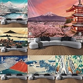 baratos tapeçarias de arte-ukiyo-e japão arte pendurado tapeçaria arquitetura onda arte da parede grande tapeçaria mural decoração fotografia pano de fundo cobertor cortina casa quarto sala de estar decoração
