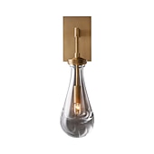 economico Lampade LED da parete-lightinthebox lampada da parete a led in cristallo 17.6 &quot;moderna lampada da parete a led sfondo soggiorno camera da letto comodino 10w alluminio applique da parete per interni illuminazione sconce