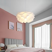 abordables Éclairages pour îlot-led pendentif lumière acrylique fleur design unique plafond en métal luminaires créatif bar style atmosphère lustre pour salon, îlot de cuisine, chambre à coucher