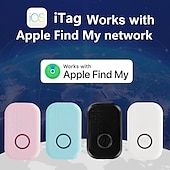 abordables Capteurs et alarmes de sécurité-Bluetooth anti-perdu smart tag mini gps tracker localisateur pour clé portefeuille valise sac bagages pet finder fonctionne avec apple trouver mon