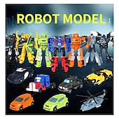 levne Stavební hračky-transformace hračka robot mini velké auto malé celá sada model montáž oblek chlapec hračka