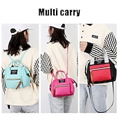cheap College Backpacks-Multifunctional Canvas Backpack and Handbag – Versatile and Stylish Back to School, Travel, or Everyday Bag in Multiple Colors