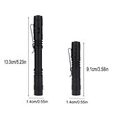 cheap Tactical Flashlights-Mini Portable LED Pen Light Pocket Ultra Bright High Lumens Handheld Flashlight Linterna Led Torch for Camping Outdoor Emergency