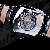 voordelige Mechanische Horloges-forsining retro heren mechanisch horloge luxe mode zakelijk automatisch skelet polshorloge heren mechanisch waterdicht horloge klok heren