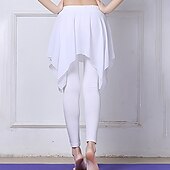 preiswerte Ballettbekleidung-Sportkleidung Hosen Pure Farbe Farbaufsatz Damen Leistung Ausbildung Hoch Polyester