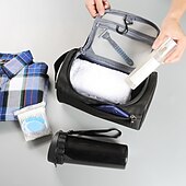 abordables Coffrets à bijoux et rangements pour produits de beauté-Trousse de maquillage étanche fermeture éclair homme femmes sac cosmétique étui de beauté maquillage organisateur trousse de toilette kits stockage voyage pochette de lavage