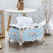 cheap Storage &amp; Organization-Tissue Box Holder, Vintage Toilet Paper Holder, Elegant Acrylic Facial Tissue Napkin Dispenser Holder For Bedroom, Coffee Table, Bathroom, Home, Restaurant, Wedding
