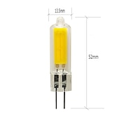 voordelige Ledlampen met twee pinnen-10 stuks 2w led bi-pin lampen 200 lm g9/ g4 t 1 led kralen cob warm wit/ wit dimbaar 220-240 v