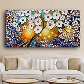 cheap Botanical/Floral Prints-Tree of life by Gustav Klimt Reproductions Wall Art Picture Scandinavian Canvas Poster and Print Painting for Modern Living Room