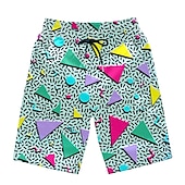 cheap Bottoms-Doll Retro Vintage 1980s Beach Shorts Men&#039;s Costume Vintage Cosplay Vacation Beach Shorts