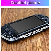 abordables entretenimiento electronico-x6 versión actualizada 4.3 pulgadas psp juego de mano 8 gb arcade nes nostálgico sup64 bit handheld mp5 player factory