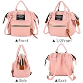 cheap College Backpacks-Multifunctional Canvas Backpack and Handbag – Versatile and Stylish Back to School, Travel, or Everyday Bag in Multiple Colors