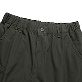 baratos Clássico-Homens Bermuda Cargo Calção Shorts de verão Shorts de Trilha Com Cordão Cintura elástica Bolso multi Tecido Conforto Macio Comprimento do joelho Ao ar livre Diário Para Noite Moda Casual Exército