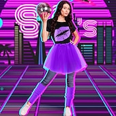 halpa Asusteet-Karnevaali 2026 Karnevaali puku Cosplay-Asut Asut Disko Retro / vintage Disko 1980 luku Aikuisten Naisten Karnevaali Naamiaiset Juhlat Pride-paraati Pride-kuukausi Pukeudu