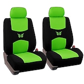 halpa Istuinsuojat-Auton penkin suojus varten Etuistuimet Täysi sarja Kulumisenkestävä Helppo asentaa Helppo puhdistaa varten Auto