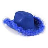 olcso Vadnyugat-Cow Jelmez Bulikra Cowboy kalap Gyermek Felnőttek Férfi Női Fiú Buli / Este Cosplay jelmez Farsang Buli / Este Álarcos mulatság Mardi Gras Könnyű farsangi jelmez