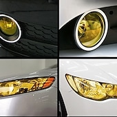 preiswerte Autoaufkleber-Auto-Styling, 30 cm x 60 cm, Auto-Auto-Licht, Scheinwerfer, Rücklicht, Tönung, Styling, wasserdicht, schützender Vinylfilm, Aufkleber, Autozubehör, Pel¨ªcula de la linterna filme farol film de phare